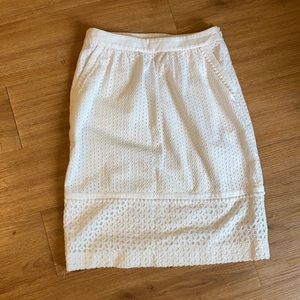 White boden pencil skirt women or girls